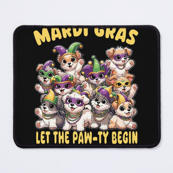 Item preview, Mardi Gras Puppies Masquerade -Dog Lover designed and sold by Thomas Remmers.