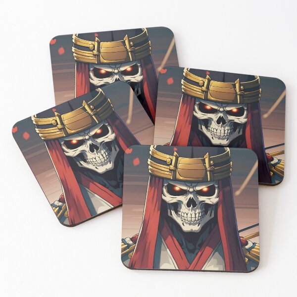 Item preview, Samurai skull designed and sold by Cute-huh.