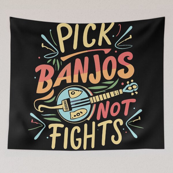 Item preview, Pick Banjos Not Fights designed and sold by bihtti.