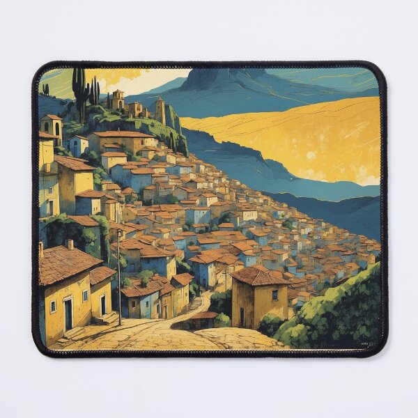 Item preview, Minas Gerais Starry Night and Moon Vintage Poster Tourism designed and sold by TravelersGems.