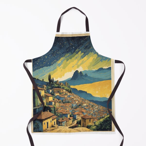 Item preview, Minas Gerais Starry Night and Moon Vintage Poster Tourism designed and sold by TravelersGems.