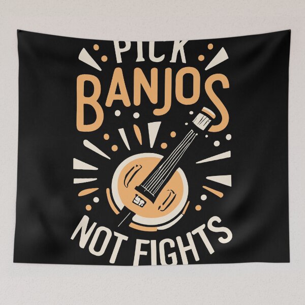 Item preview, Pick Banjos Not Fights designed and sold by bihtti.