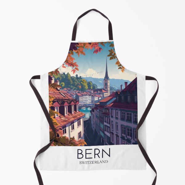 Item preview, A Pop Art Travel Print of Bern - Switzerland  designed and sold by StudioRedKoala.