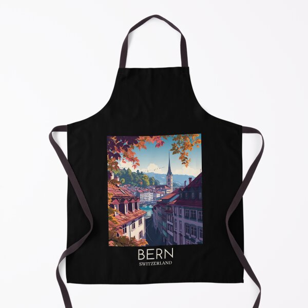Item preview, A Pop Art Travel Print of Bern - Switzerland  designed and sold by StudioRedKoala.