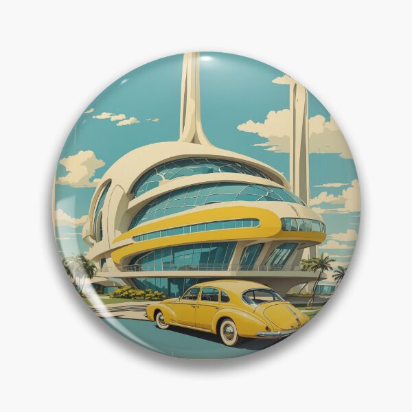 Item preview, Museu do Amanha Brazil Vintage Poster Tourism  designed and sold by TravelersGems.