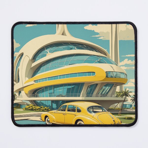 Item preview, Museu do Amanha Brazil Vintage Poster Tourism  designed and sold by TravelersGems.