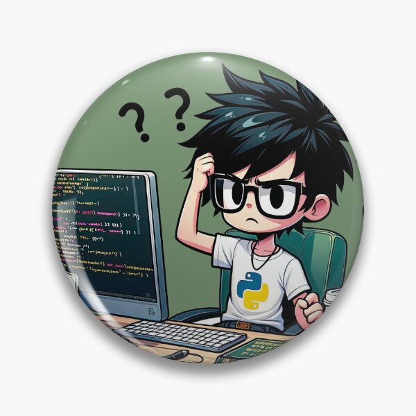 Item preview, Perplexed Programmer: The Puzzling Path of Python Proficiency designed and sold by TuringTacoTales.