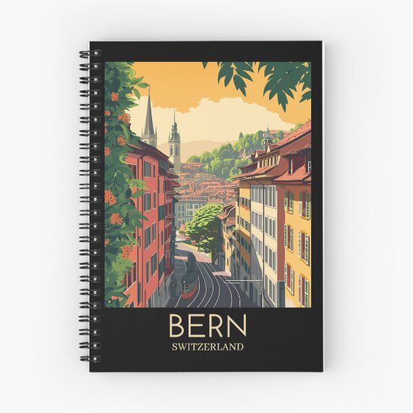 Item preview, A Pop Art Travel Print of Bern - Switzerland  designed and sold by StudioRedKoala.
