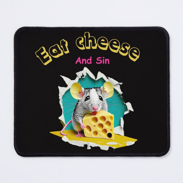 Item preview, Eat Cheese and Sin.  designed and sold by The Rust Lab.