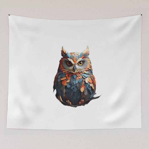 Item preview, owl on a tree designed and sold by Imagine2024.