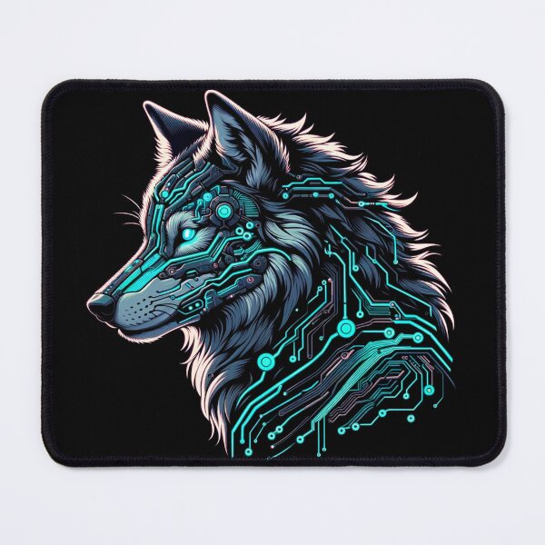 Item preview, Elegant Cyberpunk Wolf designed and sold by lAnJefurtifeu.
