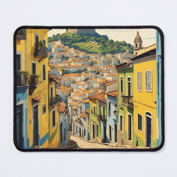 Item preview, Salvador Pelourinho Brazil Vintage Poster Tourism 2 designed and sold by TravelersGems.