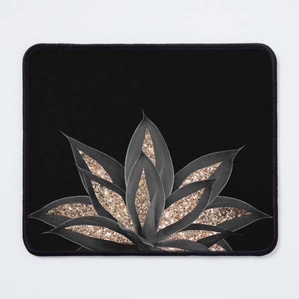 Item preview, Gray Black Agave with Gold Glam #1 (Photo of Glitter Only - Not Reflective) designed and sold by Anita's & Bella's Art.