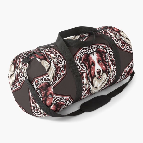 Item preview, Border Collie Red And White Herding Dogs Illustration Cartoon designed and sold by CoffeeIsATrip.