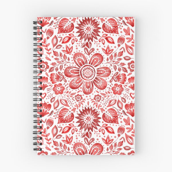Artikelvorschau, Kopie der ethnischen Volksblumen-Aquarell-Blumenkunst entworfen und verkauft von Red-Ink.