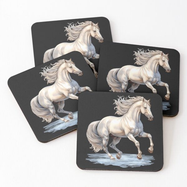 Item preview, The Noble White Horse designed and sold by LoneAngel.