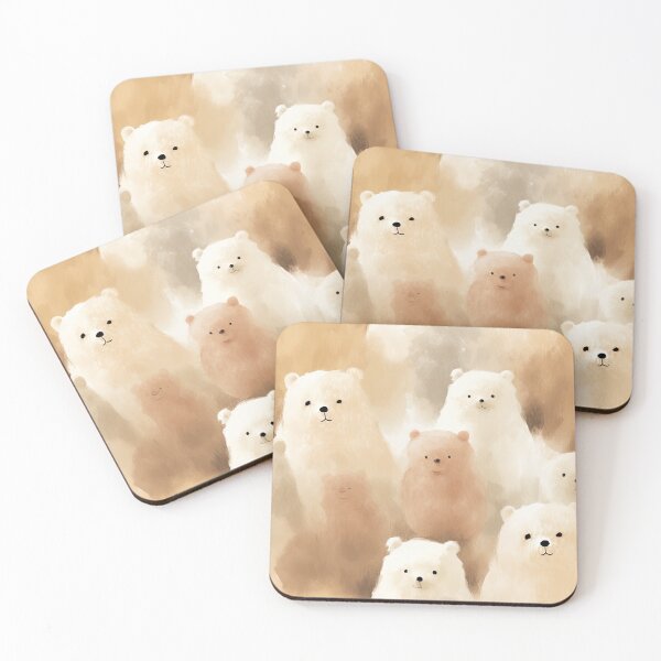 Item preview, Cute bears water color designed and sold by WarmHeartedArt.