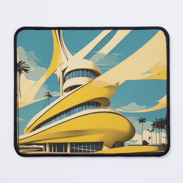 Item preview, Museu Oscar Niemeyer Brazil Vintage Poster Tourism 2 designed and sold by TravelersGems.