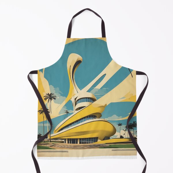Item preview, Museu Oscar Niemeyer Brazil Vintage Poster Tourism 2 designed and sold by TravelersGems.