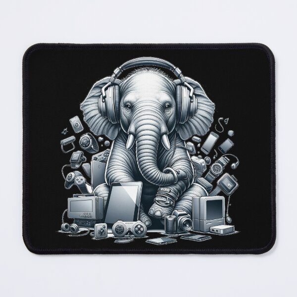 Item preview, Tech-Savvy Elephant: A Giant of Innovation designed and sold by lAnJefurtifeu.