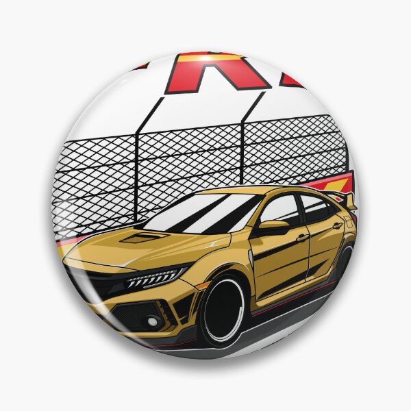 Item preview, Yellow Civic Type R FK8 designed and sold by dipoernomo.