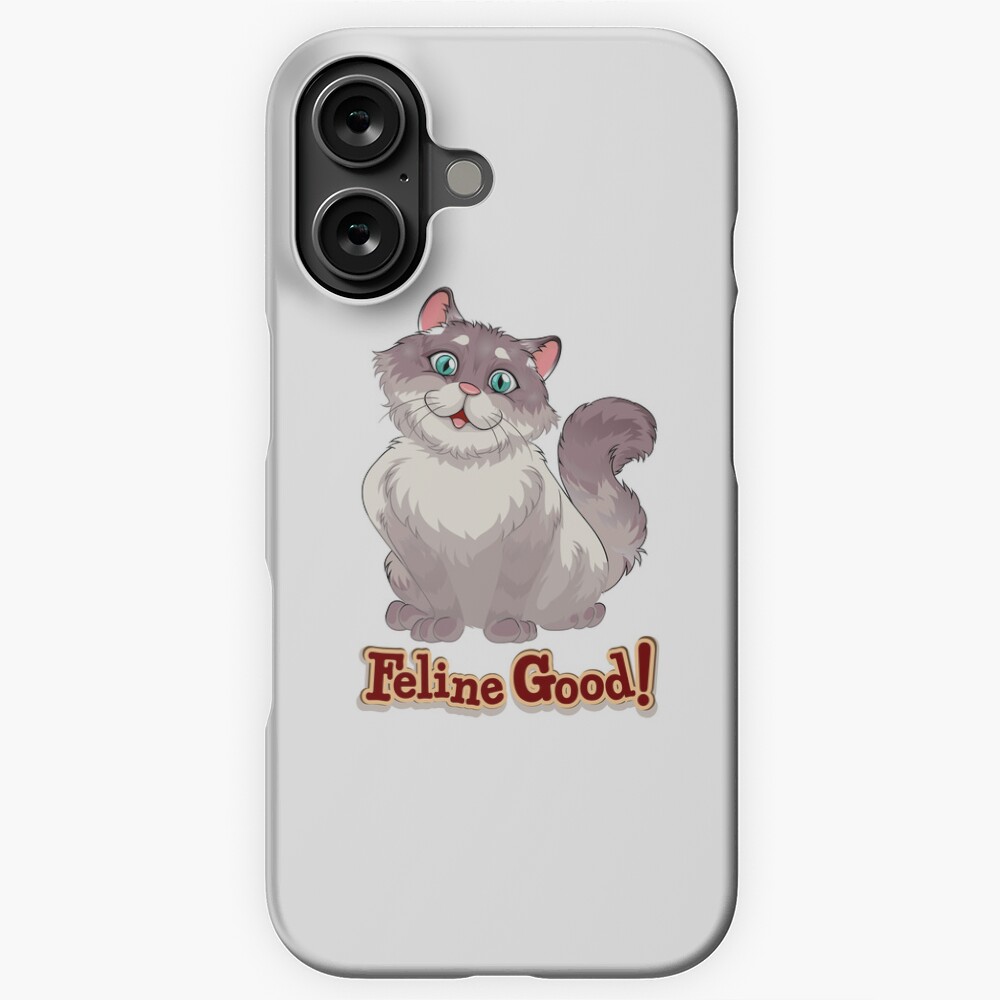 Feeling Good (Feline Good!) iPhone Snap Case - cute pet design by HackerLooks