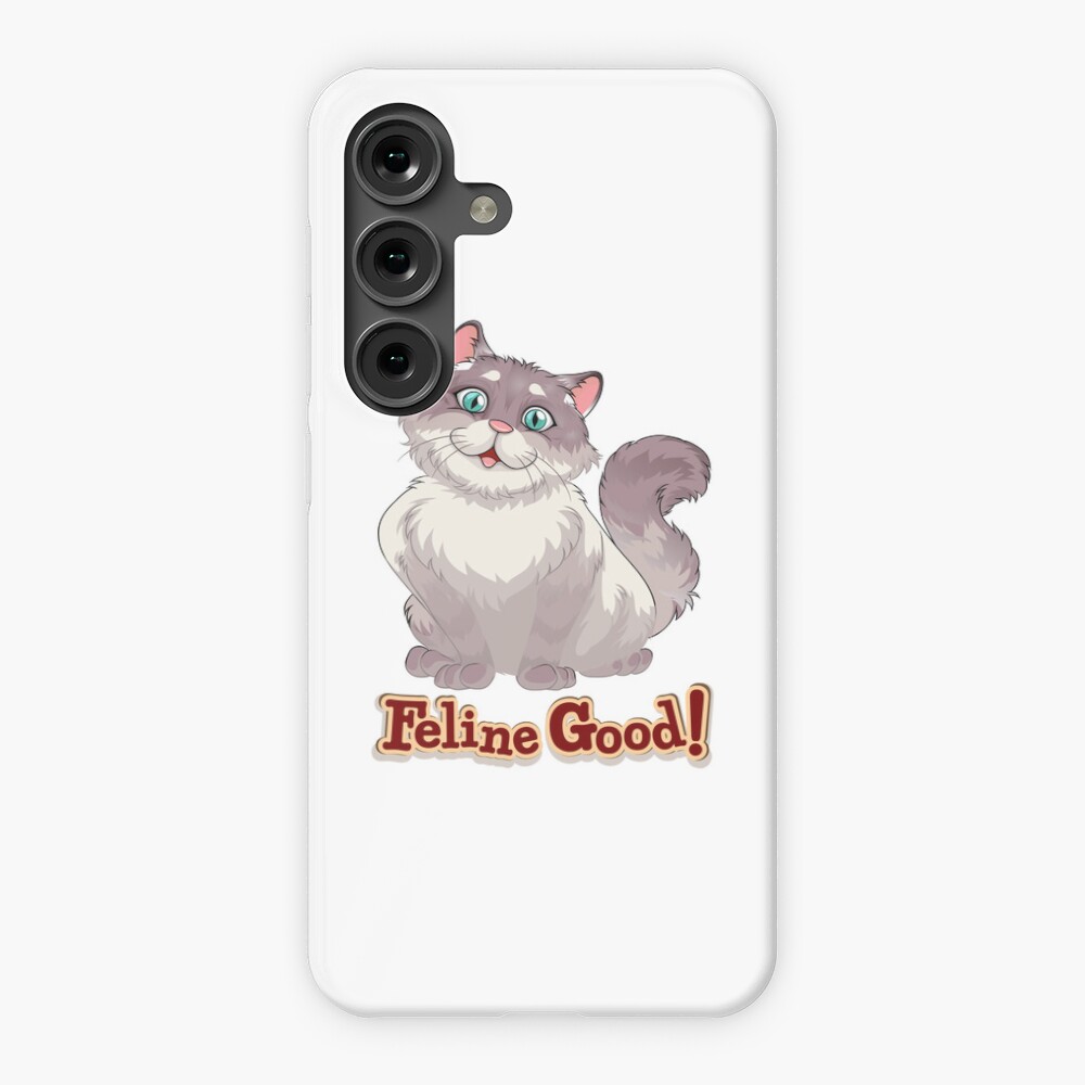 Feeling Good (Feline Good!) Samsung Galaxy Snap Case - cute pet design by HackerLooks
