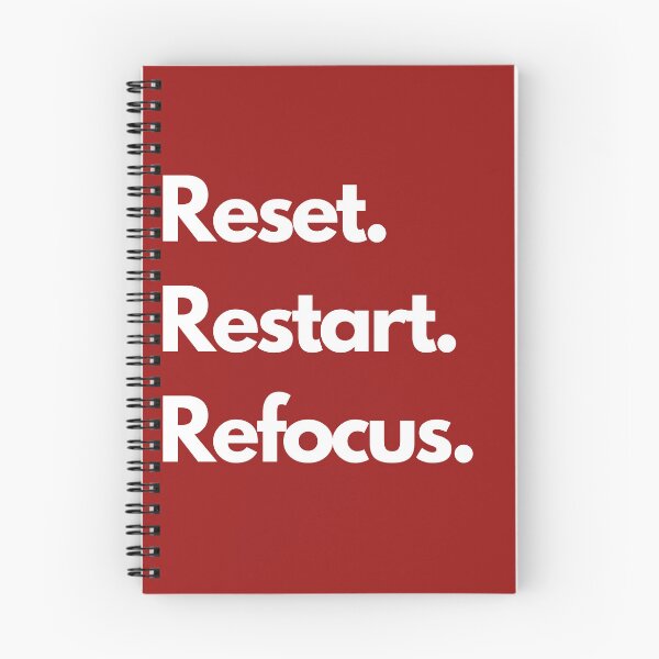 Item preview, Reset Restart Refocus Design designed and sold by ShamblesShirts.