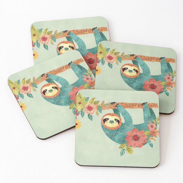 Item preview, Flowers sloth designed and sold by FlowersColorful.