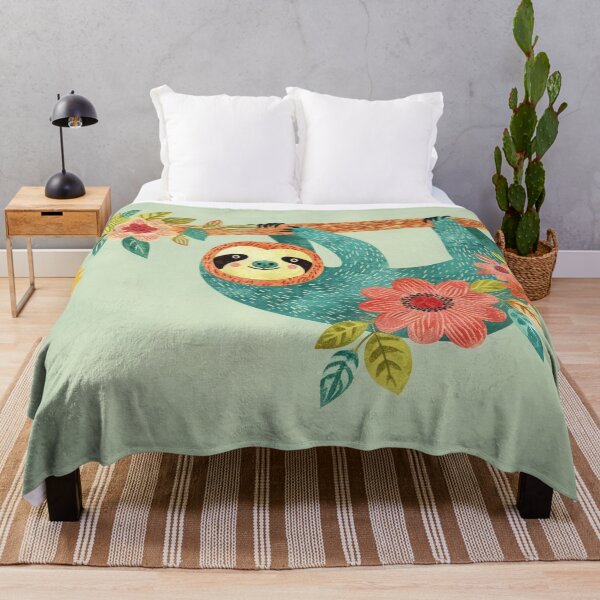 Item preview, Flowers sloth designed and sold by FlowersColorful.