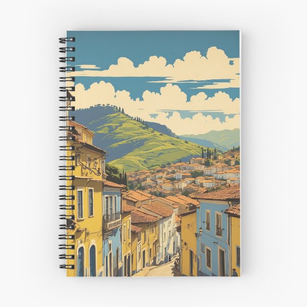 Item preview, Ouro Preto Brazil Vintage Poster Tourism designed and sold by TravelersGems.