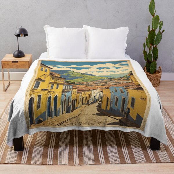 Item preview, Ouro Preto Brazil Vintage Poster Tourism designed and sold by TravelersGems.