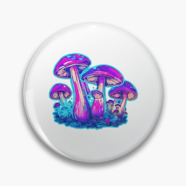 Item preview, Neon Magic Mushroomz Art Stickers designed and sold by VeggiPower.