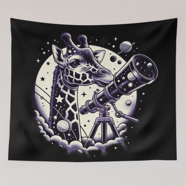 Item preview, Astronomer Giraffe: Explorer of the Stars designed and sold by lAnJefurtifeu.
