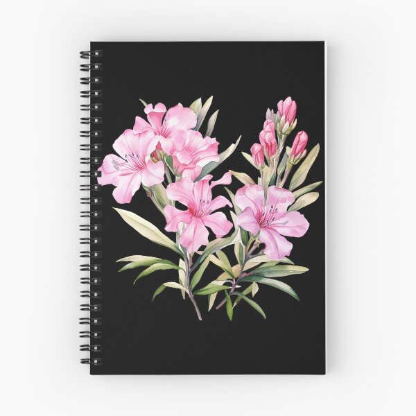 Item preview, Oleander blossom, Oleander, flowers, floral art, watercolor illustration of nerium oleander, poisonous plant, wild oleander designed and sold by Dahlann.