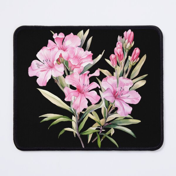 Item preview, Oleander blossom, Oleander, flowers, floral art, watercolor illustration of nerium oleander, poisonous plant, wild oleander designed and sold by Dahlann.