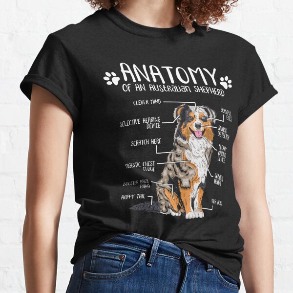 Item preview, Funny Australian Shepherd Anatomy Dog Lover designed and sold by lanynx design.