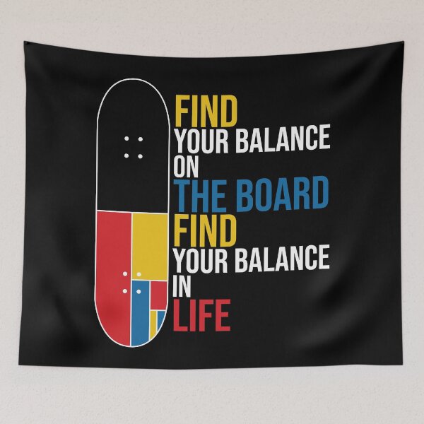 Item preview, Snowboarding quotes: Find Your Balance On The Board Find Your Balance In Life designed and sold by NawalMagdy.