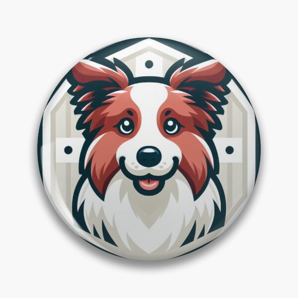 Item preview, Border Collie Red And White Herding Dog Cartoon Smile designed and sold by CoffeeIsATrip.