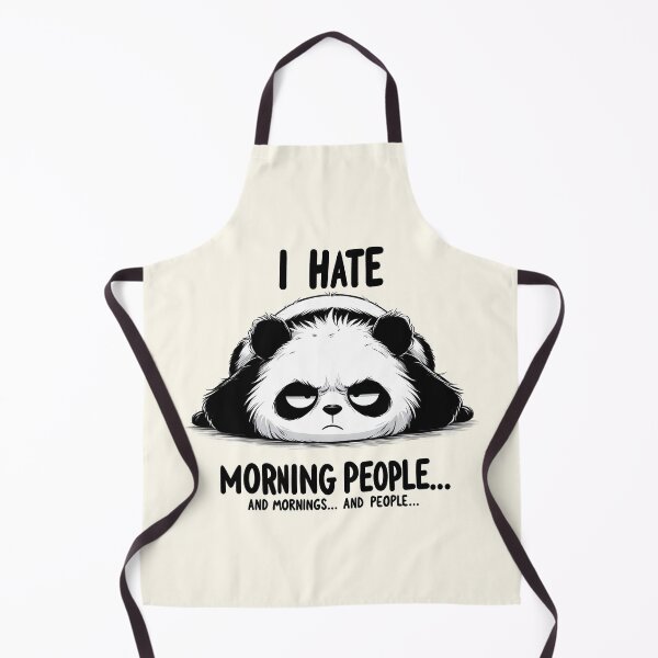 Item preview, Grumpy Panda Morning Humor - Anti-Morning People Design designed and sold by RuyaFab.