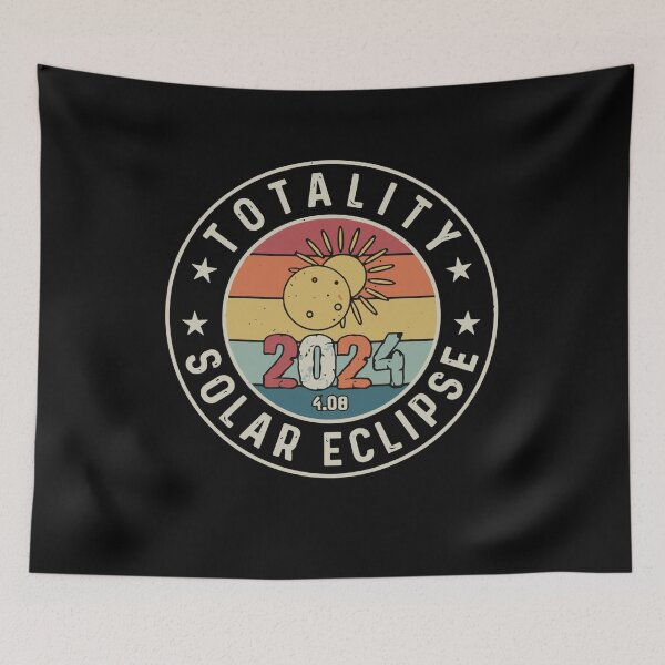 Item preview, Retro Total Solar Eclipse April 8, Total Solar Eclipse Lover designed and sold by Pitchou07.