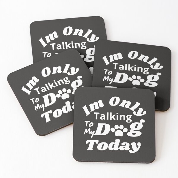 Item preview, Im Only Talking To My Dog Today classic shirt  designed and sold by scofield97.