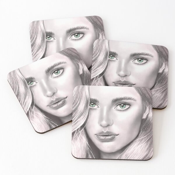 Item preview, Portrait of a beautiful girl with green eyes designed and sold by JeLoTall.