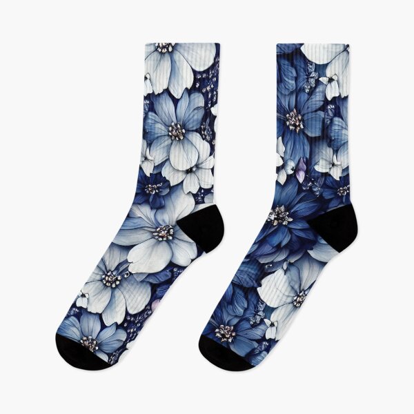 Item preview, Blue Floral Pattern designed and sold by MindWell.