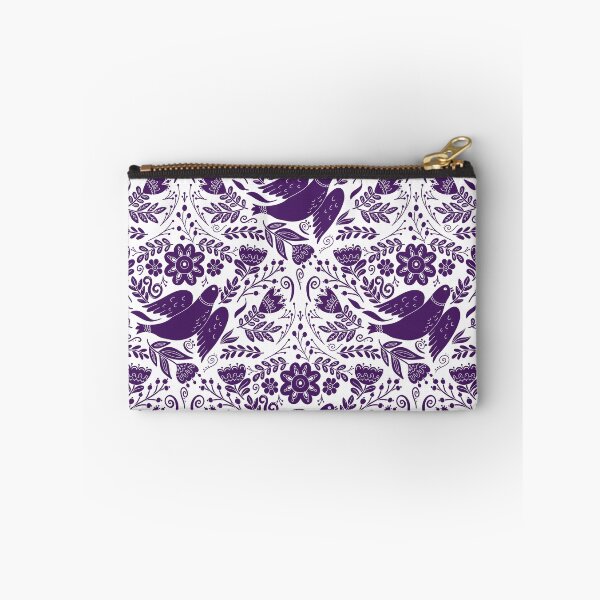 Item preview, Taking Flight Folk Art in Deep Purple designed and sold by creativebakergb.