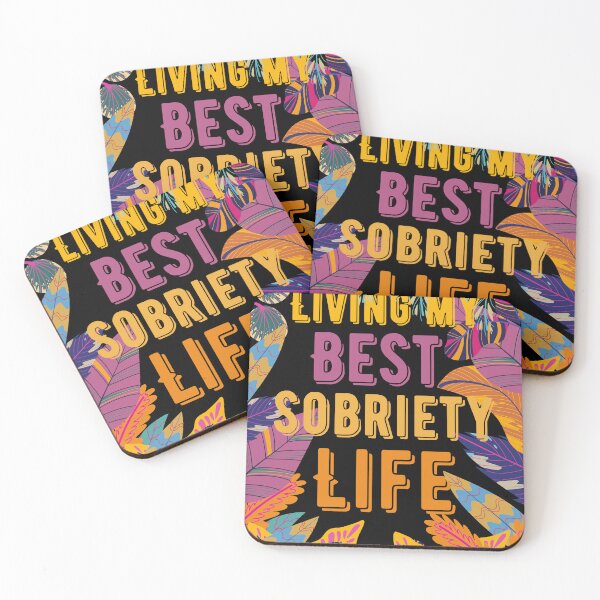 Item preview, Living my best sobriety life, colourful tropical plants designed and sold by BritishDelights.