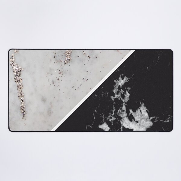 Item preview, White Marble Meets Black Marble #1 (Photo of Glitter Only - Not Reflective) designed and sold by Anita's & Bella's Art.