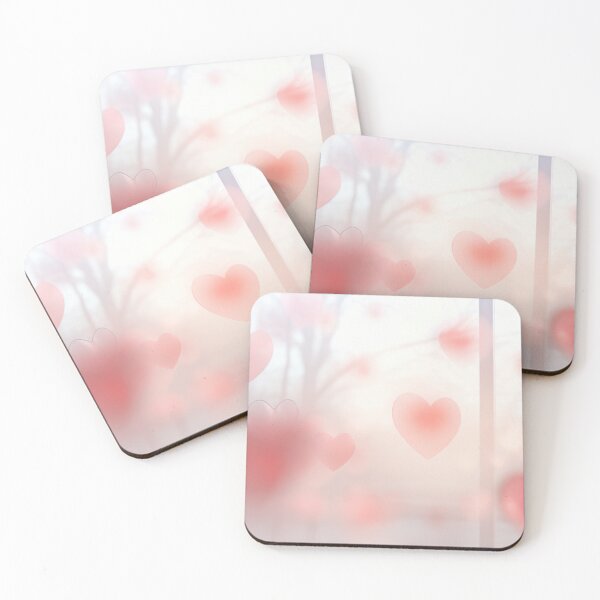 Item preview, Soft red hearts in a whimsical St Valentines Day background designed and sold by dvoevnore.