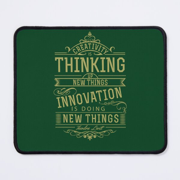 Item preview, ''Creativity Up New Things Innovation is Doing New Things'' Typographic Design designed and sold by DigitalGraphic1.