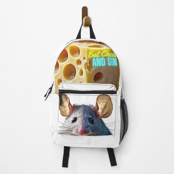 Item preview, Eat Cheese and Sin. Funny cheese and rat.  designed and sold by The Rust Lab.